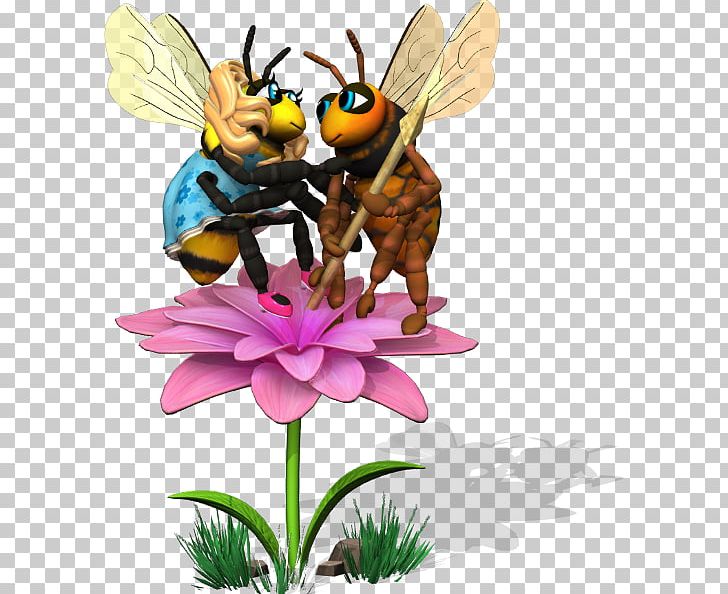 Honey Bee Fairy Flowering Plant PNG, Clipart, Animated Cartoon, Bee, Biene, Fairy, Fictional Character Free PNG Download