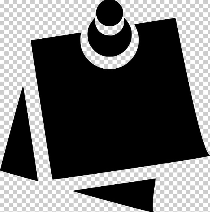 Post-it Note Computer Icons Black And White PNG, Clipart, Black, Black And White, Brand, Computer Icons, Logo Free PNG Download