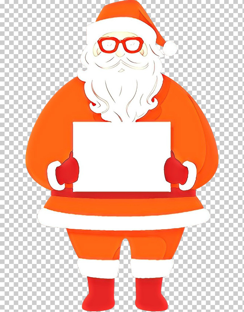 Santa Claus PNG, Clipart, Line, Orange, Santa Claus Free PNG Download