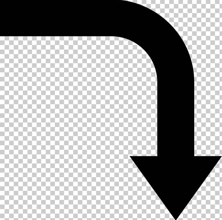 Arrow Down Computer Icons PNG, Clipart, Angle, Arrow, Arrow Down, Black, Black And White Free PNG Download