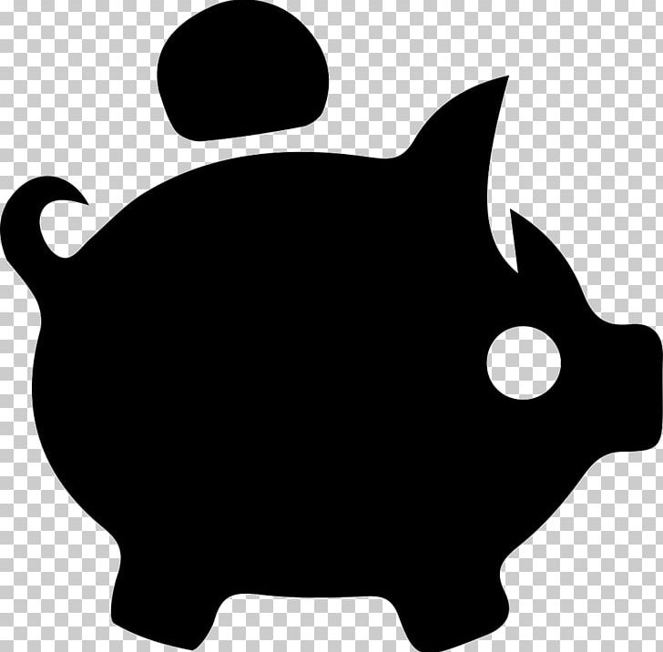Piggy Bank Money Coin PNG, Clipart, Bank, Black, Black And White, Carnivoran, Cat Free PNG Download
