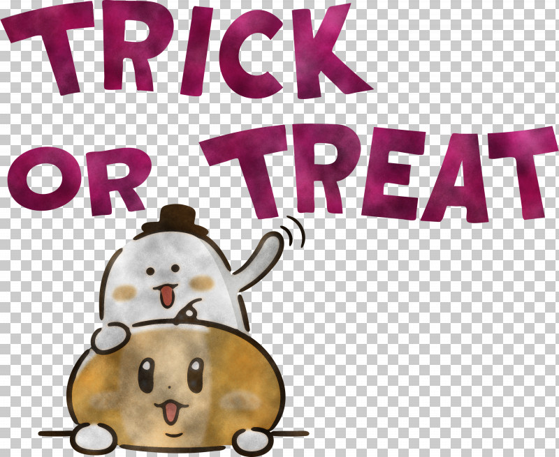 TRICK OR TREAT Halloween PNG, Clipart, Biology, Cartoon, Halloween, Happiness, Meter Free PNG Download