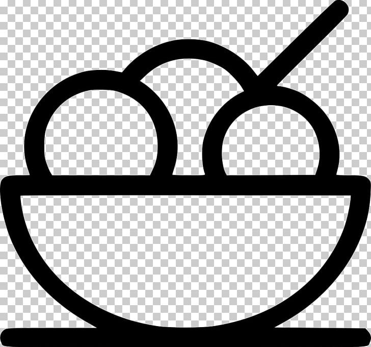 Ice Cream Computer Icons Portable Network Graphics PNG, Clipart, Area, Black And White, Bowl, Circle, Cocktail Free PNG Download