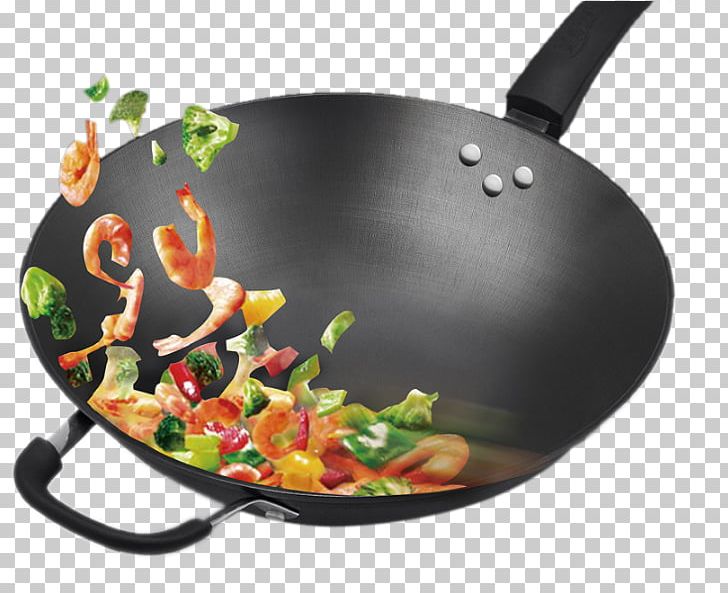 Wok Frying Pan Cookware And Bakeware Non-stick Surface PNG, Clipart, Cast Iron, Cooking, Crock, Free Stock Png, Gastronomy Free PNG Download