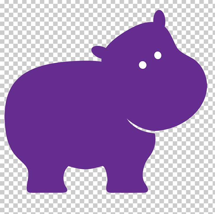 Hippopotamus Purple Elephant PNG, Clipart, Animal, Animals, Art, Bear, Carnivoran Free PNG Download