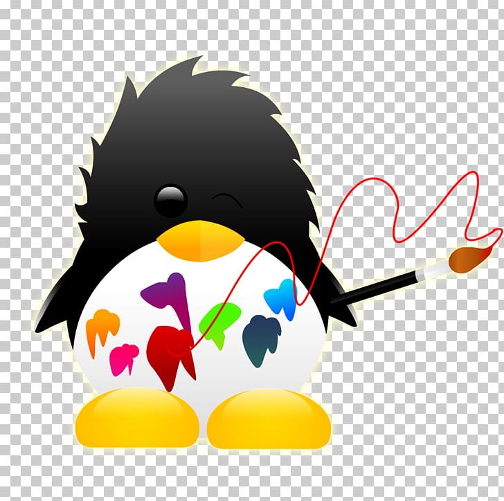 Penguin Desktop Computer PNG, Clipart, Animals, Art, Beak, Bird, Computer Free PNG Download