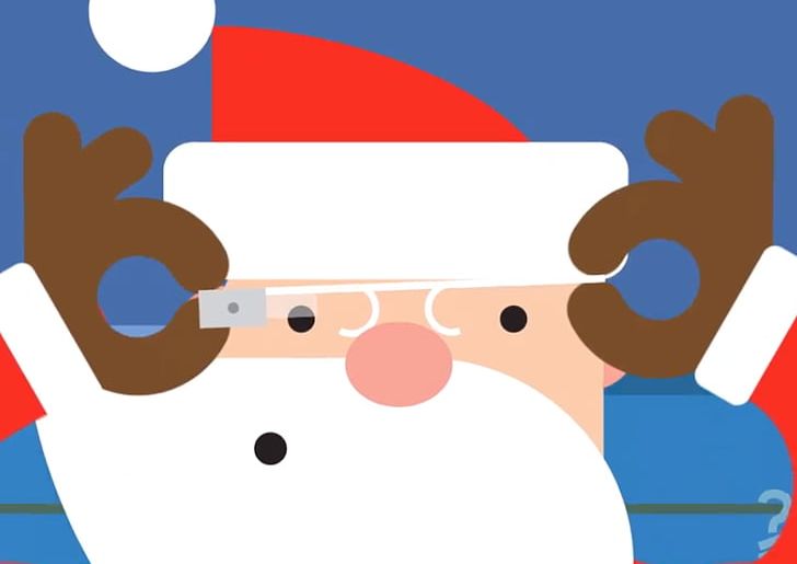 Santa Claus Google Glass Reindeer Google Santa Tracker Christmas PNG, Clipart, Angle, Art, Cartoon, Christmas, Deer Free PNG Download