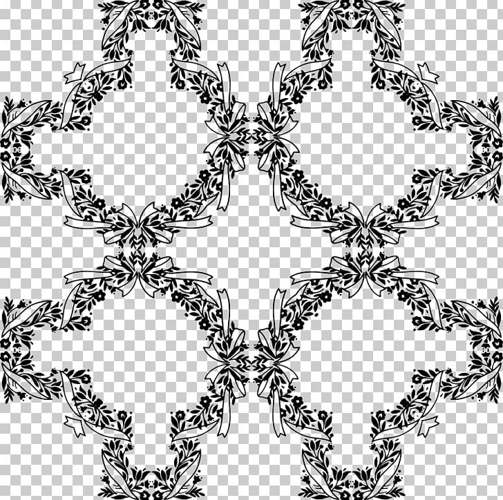 Floral Design Pattern PNG, Clipart, Area, Art, Black, Black And White, Circle Free PNG Download