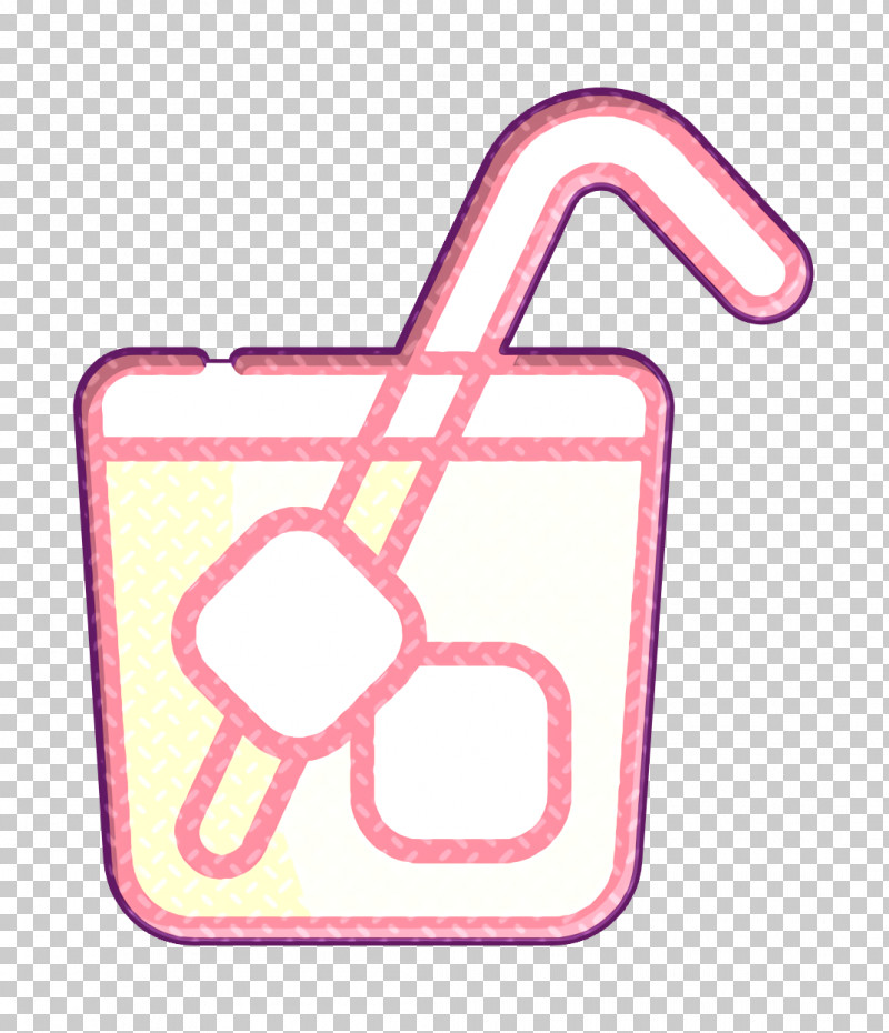 Summer Food Icon Glass Icon Orange Juice Icon PNG, Clipart, Glass Icon, Number, Orange Juice Icon, Pink, Sign Free PNG Download