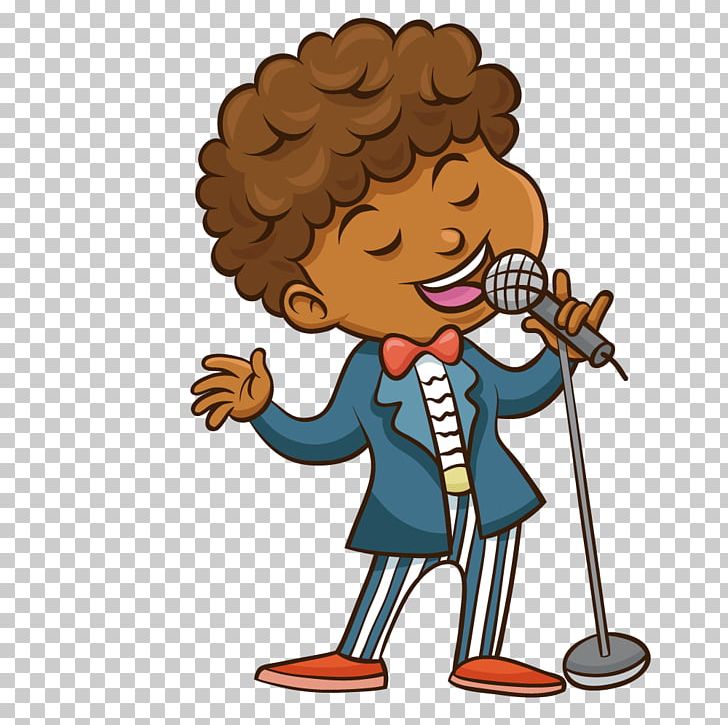 Cartoon Singing PNG, Clipart, Boy, Child, Curl, Curls, Curls Vector Free PNG Download