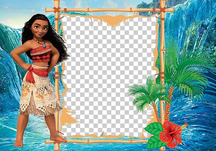 Moana Frames Convite Party Photomontage PNG, Clipart, Abdomen, Birthday, Blue, Computer Wallpaper, Convite Free PNG Download