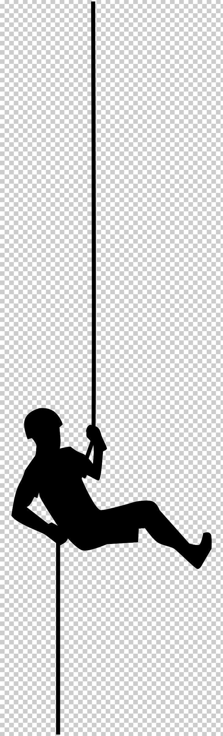 Abseiling Climbing PNG, Clipart, Abseiling, Black, Black And White, Canyoning, Climbing Free PNG Download
