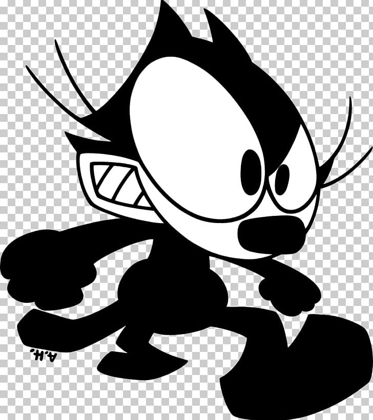 Felix The Cat Cartoon Sticker PNG, Clipart, Animals, Art, Artwork, Black, Black And White Free PNG Download