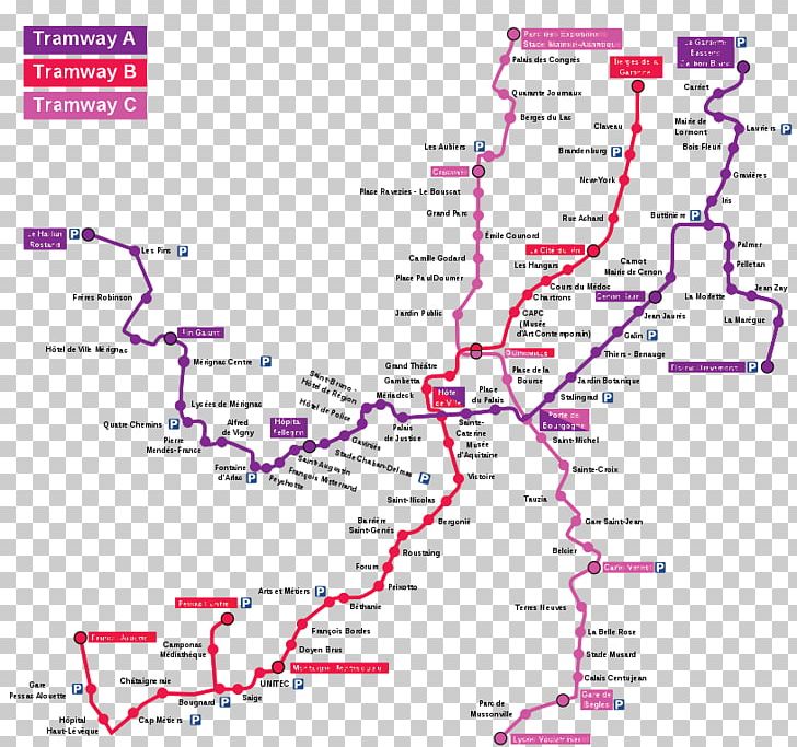 Bordeaux Tramway Rapid Transit Map PNG, Clipart, Angle, Area, Bordeaux, Bordeaux Tramway, Diagram Free PNG Download