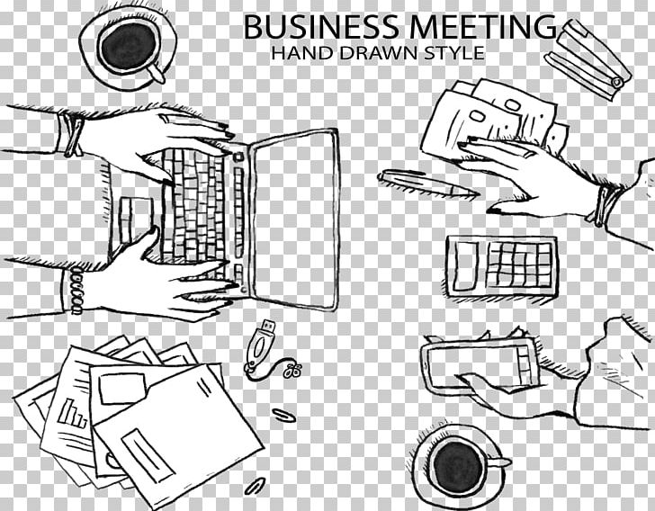 Meeting Sketch PNG, Clipart, Angle, Auto Part, Business, Business Card, Business Man Free PNG Download