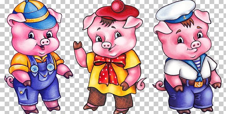 Domestic Pig Goldilocks And The Three Bears The Three Little Pigs PNG, Clipart, Animals, Art, Cartoon, Child, Domestic Pig Free PNG Download