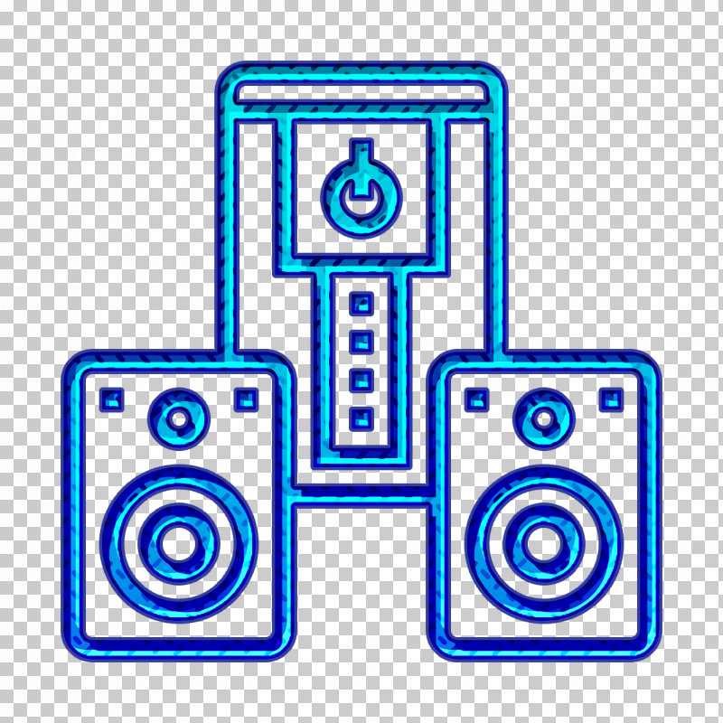 Speaker Icon Music And Multimedia Icon Party Icon PNG, Clipart, Area, Cobalt, Cobalt Blue, Line, Meter Free PNG Download
