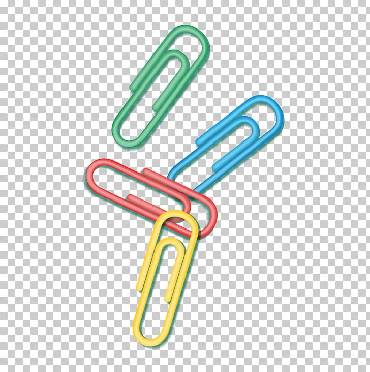 colorful paper clips png