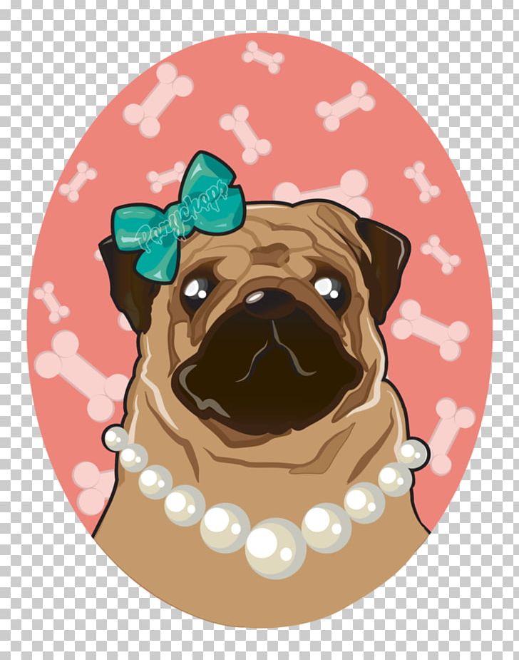 Pug Puppy Drawing Cuteness Digital Art PNG, Clipart, Animals, Animation, Art, Carnivoran, Christmas Ornament Free PNG Download