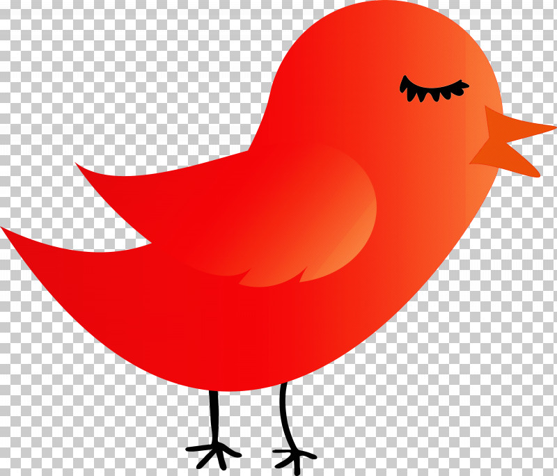 Red Bird Beak PNG, Clipart, Beak, Bird, Cartoon Bird, Cute Bird, Red Free PNG Download