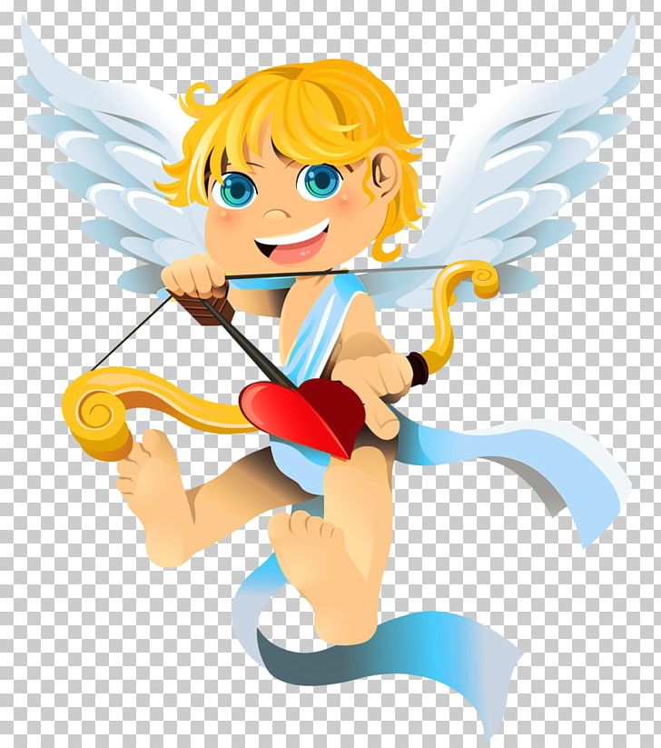 Cupid Valentine's Day Heart PNG, Clipart, Angel, Anime, Art, Bow And Arrow, Cartoon Free PNG Download