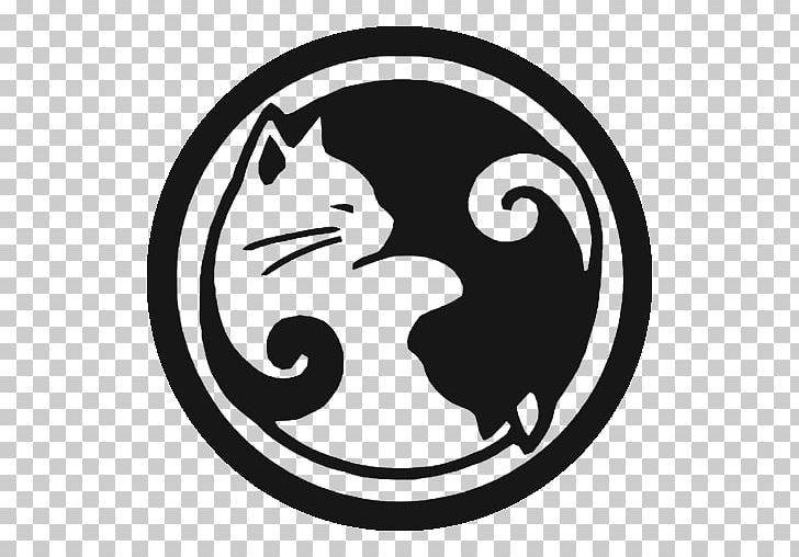 Coasters Cat Love Yin And Yang PNG, Clipart, Animals, Annoyance, Art, Black, Black And White Free PNG Download