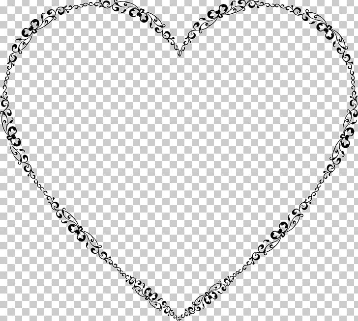 Heart Computer Icons Drawing PNG, Clipart, Black And White, Body Jewelry, Chain, Circle, Computer Icons Free PNG Download