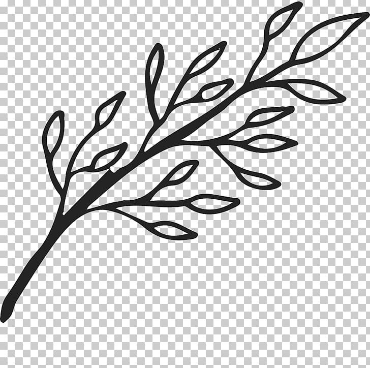 Twig Branch Leaf PNG, Clipart, Black, Black And White, Branch, Flora, Flower Free PNG Download