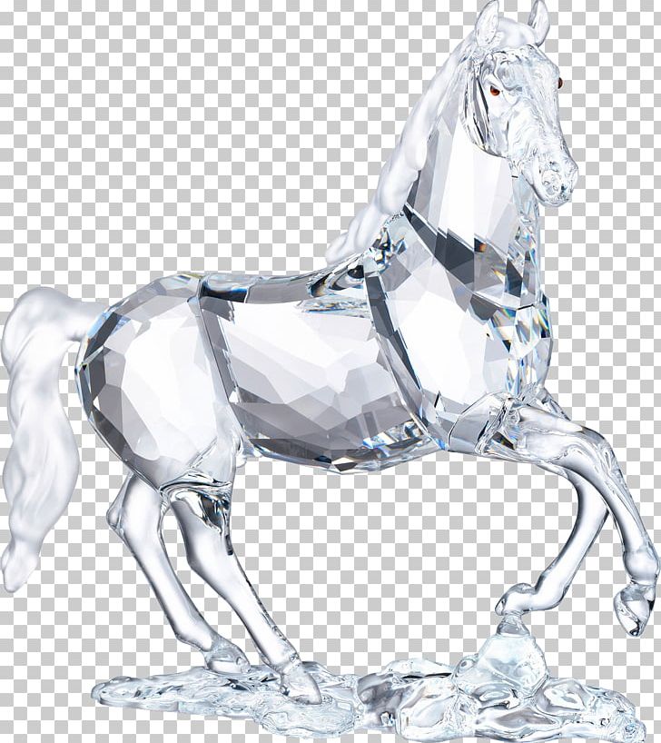 Horse Stallion Swarovski AG Jewellery Crystal PNG, Clipart, Animal Figure, Animals, Black And White, Black Jaguarwhite Tiger Foundation, Collectable Free PNG Download