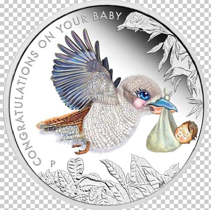 Perth Mint Proof Coinage Silver Coin PNG, Clipart, Australia, Australian Silver Kookaburra, Beak, Bird, Born Baby Free PNG Download