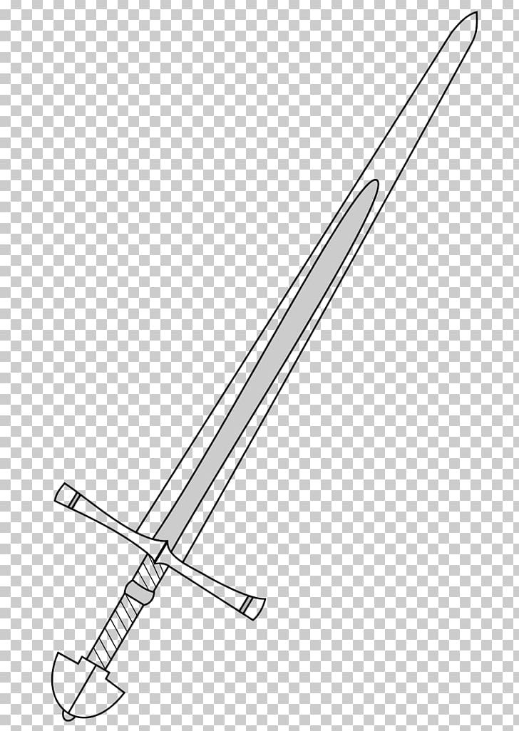 Knightly Sword Classification Of Swords Weapon PNG, Clipart, Angle, Black And White, Classification, Classification Of Swords, Clip Art Free PNG Download