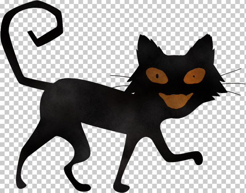 Black Cat Halloween Cat PNG, Clipart, Animation, Black Cat, Bombay, Cartoon, Cat Free PNG Download