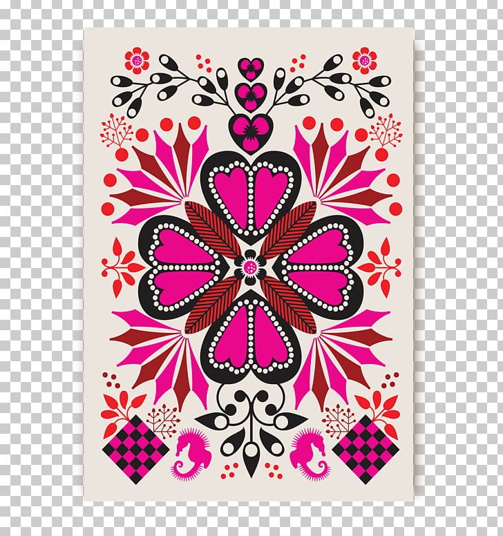 Kurbits Pattern Design Art Drawing PNG