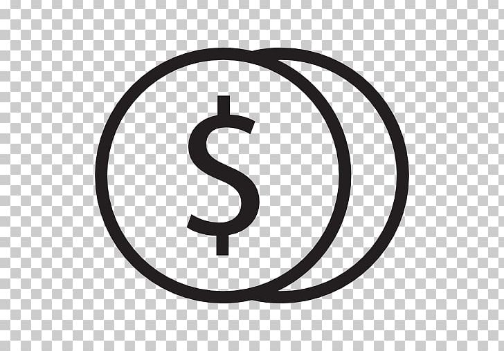 Dollar Coin Money Computer Icons Graphics PNG, Clipart, Area, Bank, Black And White, Circle, Coin Free PNG Download
