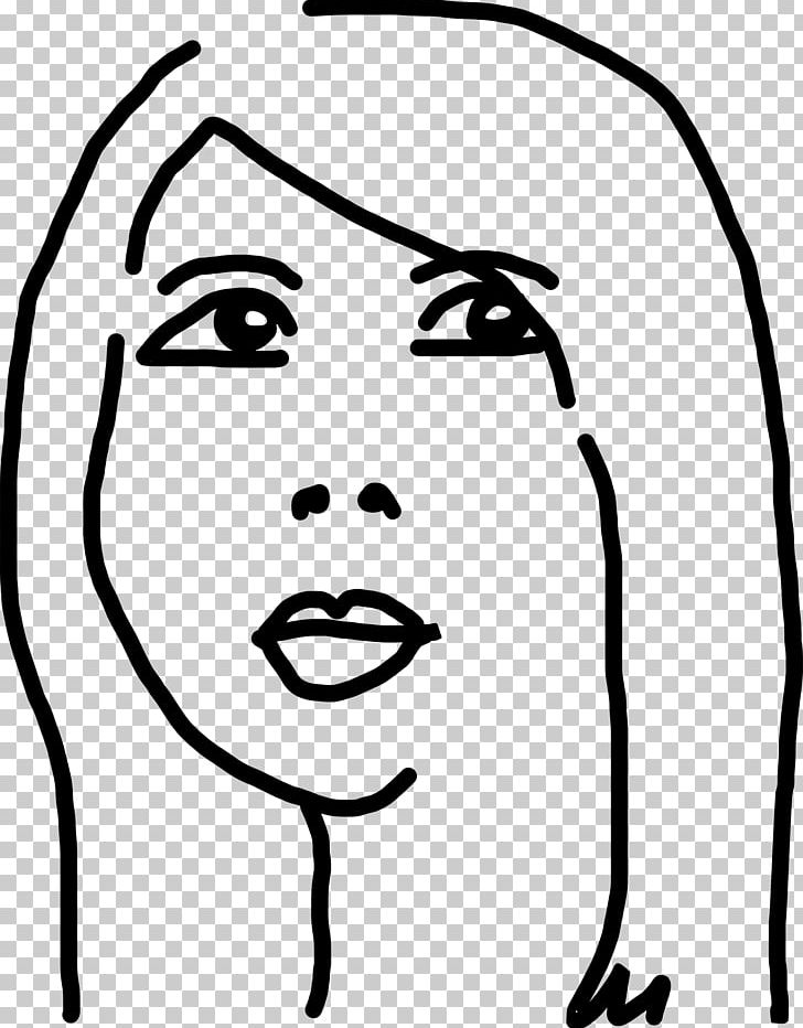 Woman Drawing PNG, Clipart, Area, Art, Black, Black And White, Cheek Free PNG Download