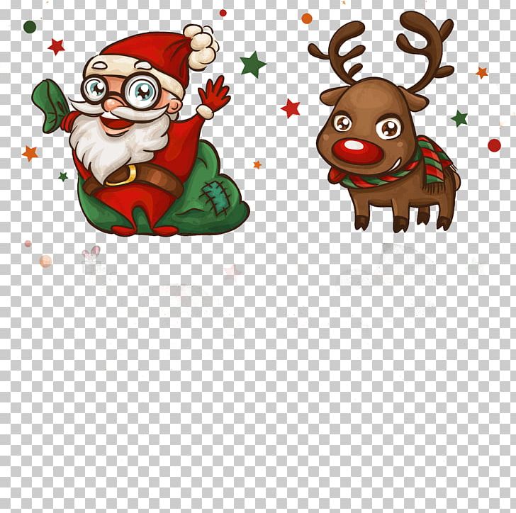 Santa Claus Christmas Card Christmas Tree PNG, Clipart, Child, Christmas Card, Christmas Decoration, Christmas Ornament, Deer Free PNG Download