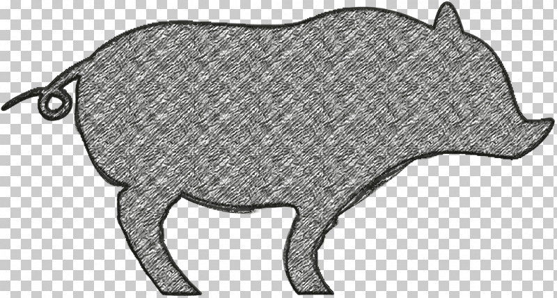 Pig Facing Right Icon Animal Silhouettes Icon Animals Icon PNG, Clipart, Animal Figurine, Animals Icon, Animal Silhouettes Icon, Black, Black And White Free PNG Download