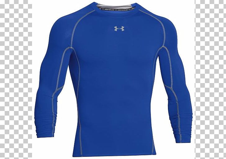 Long-sleeved T-shirt Under Armour Clothing PNG, Clipart, Active Shirt, Adidas, Blue, Clothing, Cobalt Blue Free PNG Download