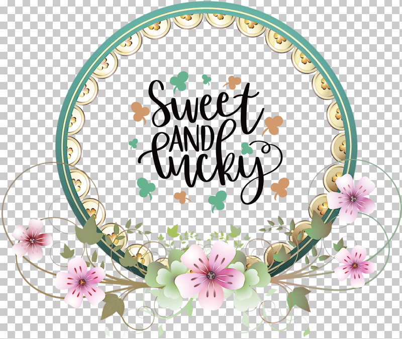 Sweet And Lucky Lucky St Patricks Day PNG, Clipart, Cartoon, Drawing, Floral Design, Lucky, Painting Free PNG Download
