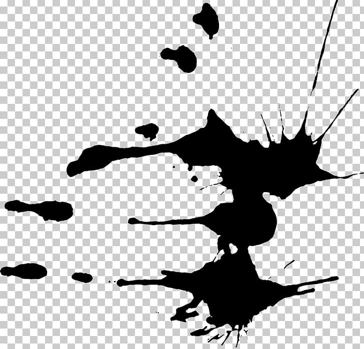 Paint Black And White PNG, Clipart, Aerosol Paint, Art, Artwork, Beak, Bird Free PNG Download