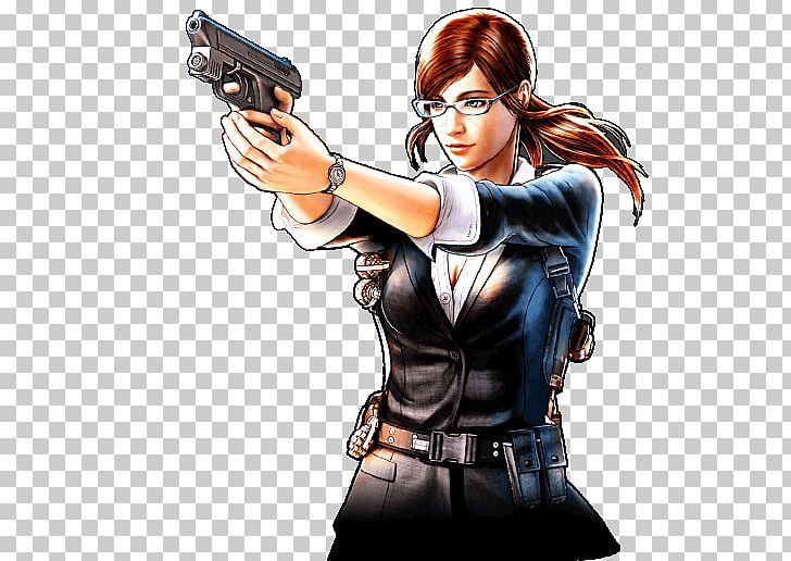 Resident Evil: The Mercenaries 3D Claire Redfield Weapon Long Hair PNG, Clipart, Brown Hair, Cartoon, Character, Claire Redfield, Fiction Free PNG Download