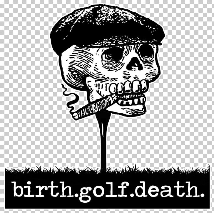 Skull Golf Human Skeleton Head PNG, Clipart, Birth, Birth To Mortality, Black And White, Bone, Brand Free PNG Download