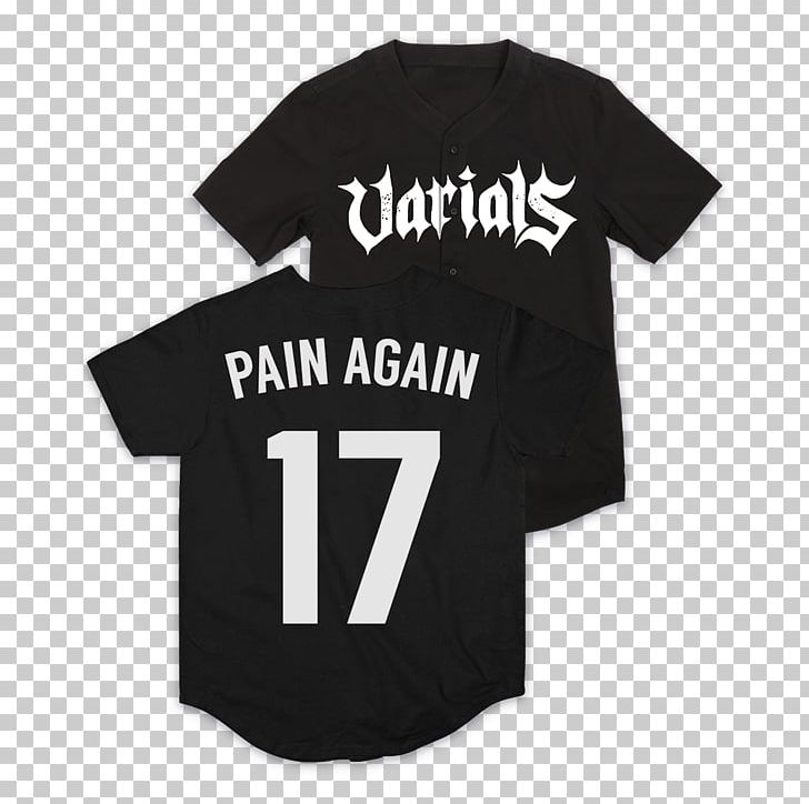 Varials Pain Again Jersey Fearless Records T-shirt PNG, Clipart, Active Shirt, Angle, Black, Brand, Clothing Free PNG Download