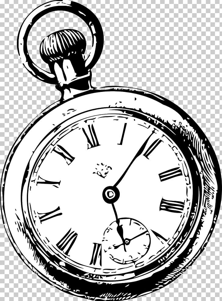 exploding pocket watch drawing