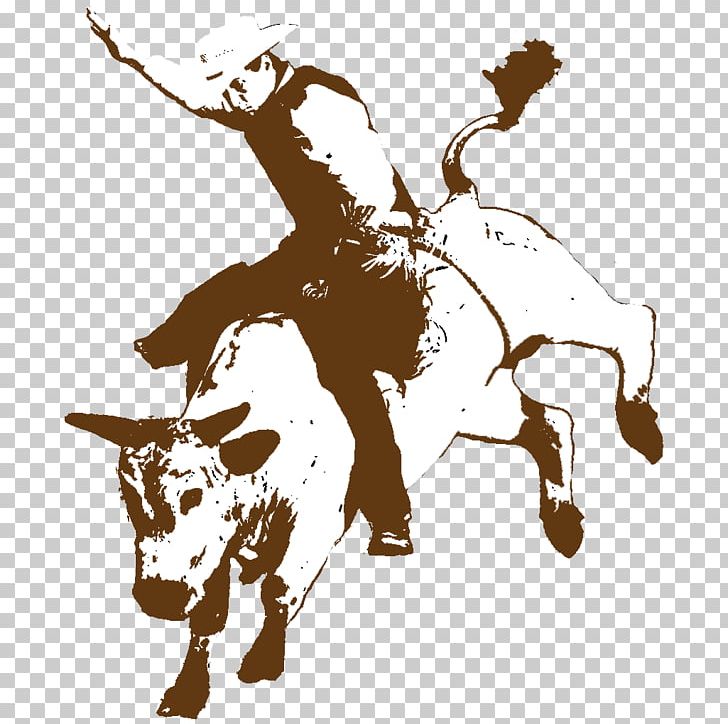 Rodeo Cowboy Bucking Bull Bull Riding PNG, Clipart, Animals, Art, Black And White, Bodacious, Bucking Free PNG Download