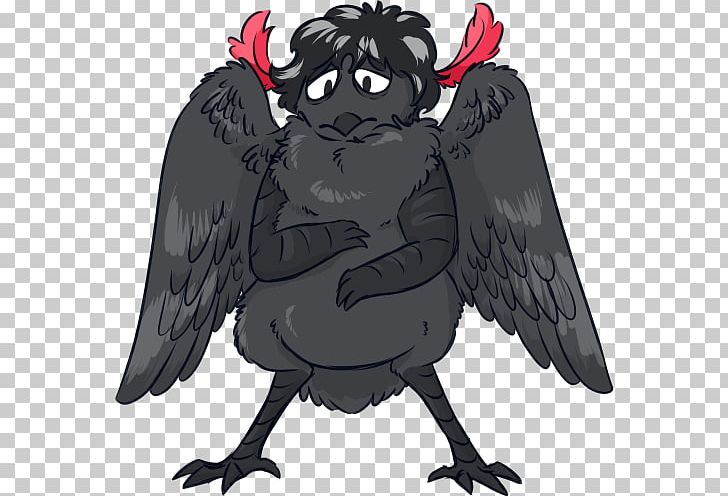 Demon Bird Of Prey Beak Common Raven PNG, Clipart, Animated Cartoon, Beak, Bird, Bird Of Prey, Common Raven Free PNG Download
