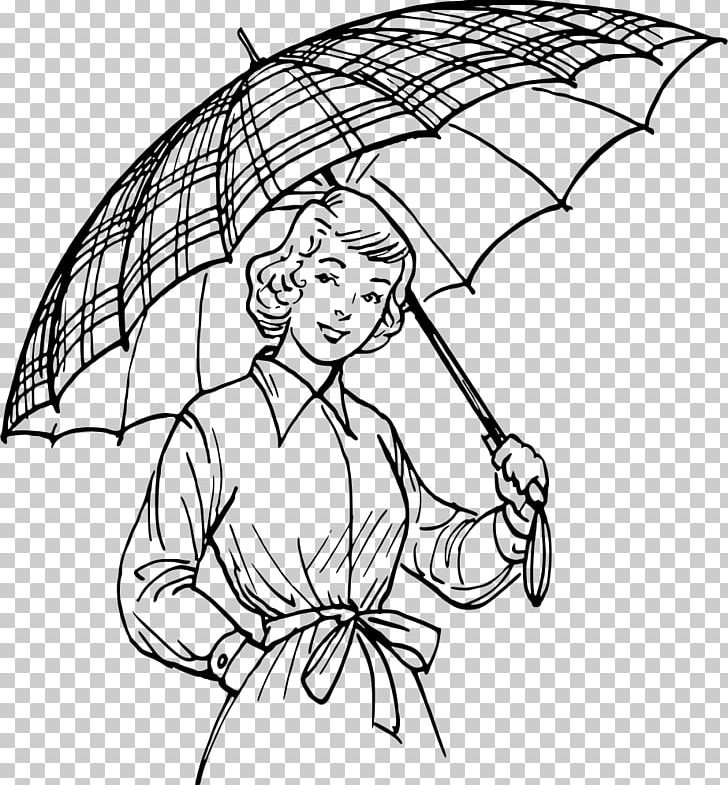 Line Art Drawing Umbrella Black And White PNG, Clipart, Angle, Area, Art, Artwork, Black And White Free PNG Download