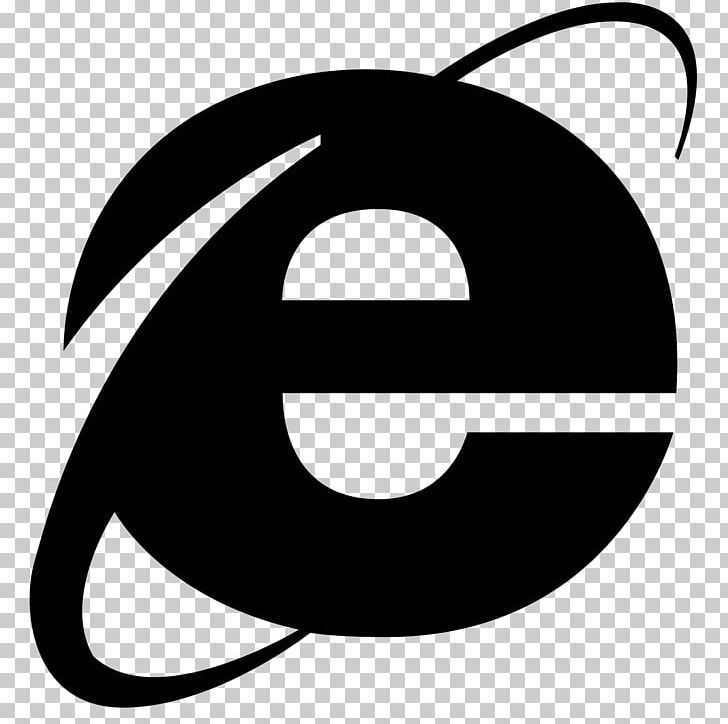 Internet Explorer Web Browser Computer Icons PNG, Clipart, Black And White, Brand, Circle, Computer Icons, File Explorer Free PNG Download