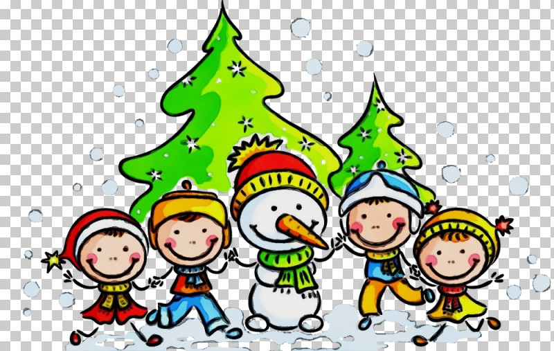 Christmas Tree PNG, Clipart, Cartoon, Christmas, Christmas Eve, Christmas Tree, Paint Free PNG Download