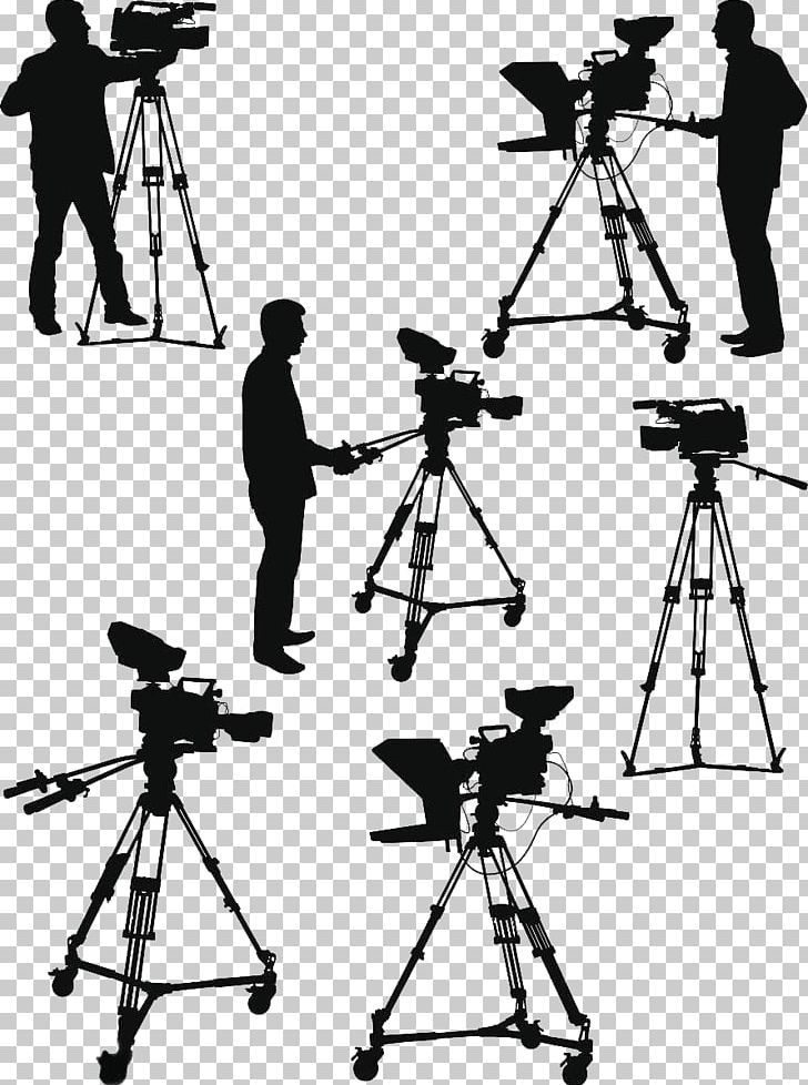 Camera Operator Photography Illustration PNG, Clipart, Angle, Black And White, Camera, Camera Accessory, Camera Icon Free PNG Download